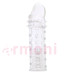 Tırtıklı Şeffaf Uzatmalı Penis Kılıfı 15cm uzunluk 3 cm Uzatma