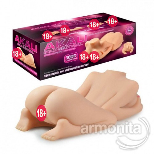 Akali Realistik Manken Torsa Vajinal Anal Mastürbatör