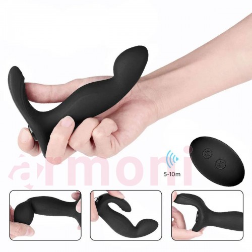 Akıllı Mermi Vİbratörlü Uzaktan Kumandalı Prostat ve Çift Yönlü Orgazm Vibratörü