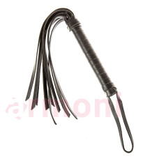 Fetish Deri Kırbaç Siyah