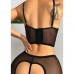 Kalça Dekolteli, Özel Bölgeri Açık, Siyah Seksi Takım