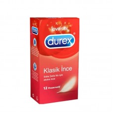 Durex Klasik İnce Prezervatif