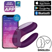 Telefon veya Manuel Uzak Kontrollü Satisfyer Double Whale Orgazm Vibratörü