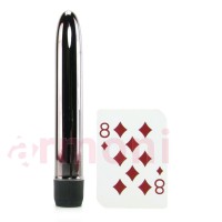 Metalik Görünümlü Slimline Vibratör 15 cm X 2,6 cm
