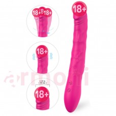 King Super Model – 360 Derece Dönüşlü G Noktası Vibratörü 20,3 cm X 4,8 cm