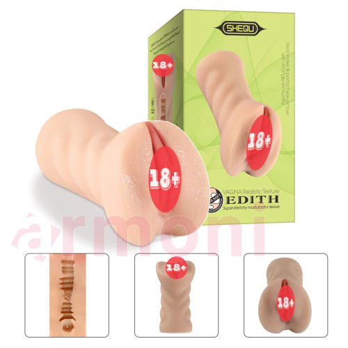 Vajina Şeklinde Cep Tipi Yapay Realistik Vajina Edith
