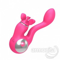 Tina Kiss G-Spot ve Şarjlı Klitoris Oral Vibratör