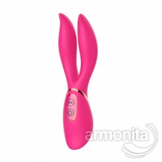 Çift İşlevli 7 Mod Vajinal Klitoral Tavşan Vibratör 