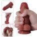 Anal Vajinal Kalın Penis Vücut Isısına Duyarlı Malzemeden 13cmX4cm