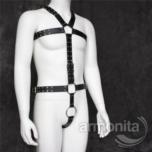 Deri Erkek Fetish Vücut Kemeri