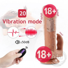 Güçlü Orgazm için Çift Motorlu Uzaktan Kumandalı 20 Fonksiyonlu Titreşim