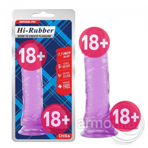 Hi-Rubber Yumuşak Jel Doku Realistik Dildo