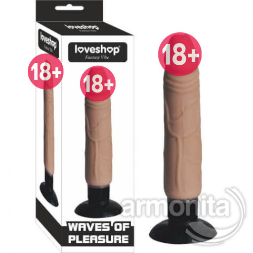 Vantuz Tabanlı Titreşimli Ekstra Yumuşak Vibratör 18 cm X 4 cm