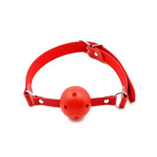 NOXXX Delikli Ağız Topu - Kırmızı 